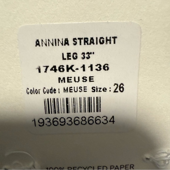 Citizens of Humanity Annina High Rise Wide Leg Trouser Jean in Meuse 26 x 33 NWT - Picture 12 of 15